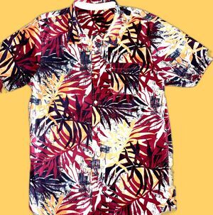 O’Neill Shirt Mens XL Classic Fit Button Up Short Sleeve Tropical Resort